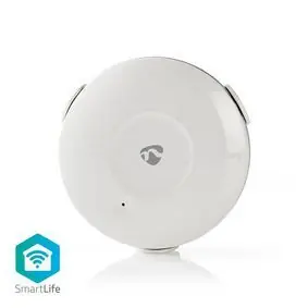 Nedis WIFIDW10WT Chytrý senzor úniku vody biela / Nedis SmartLife / Wi-Fi 