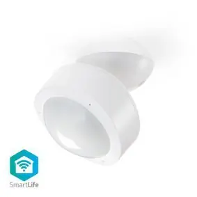 Nedis WIFISM10CWT biela / Pohybový senzor / Wi-Fi / SmartLife / Uhol detektora: 120 ° / Rozsah: 10m 