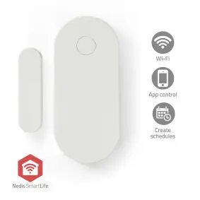 Nedis ZBSD10WT / Dverný a okenný senzor / Zigbee 3.0 / SmartLife / Android & iOS 