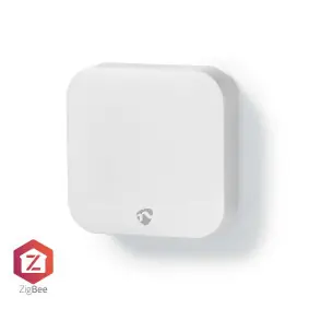 Nedis SmartLife nástenný vypínač biela / Zigbee 3.0 / Nástenný držiak / Android & iOS / Plast 