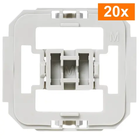 Homematic IP Adaptér Merten (20ks) / pre kompatibilné rámčeky a kryty radu Merten