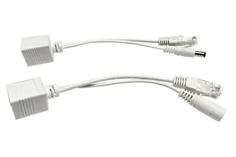 Well PoE pasívna čierna / sada káblov / Injector a splitter