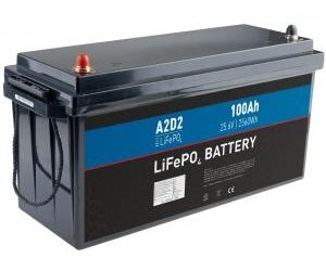 Avacom LFA2-24V100C10-M8B2 / Batéria LiFePO4 / 25.6V / 100Ah / M8