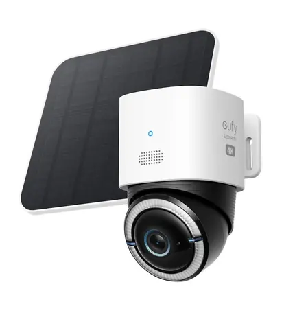 Anker Eufy S330 4G LTE biela / Vonkajšia IP kamera so solárnym nabíjaním / 4K / 360° / 4G LTE & Wi-Fi 