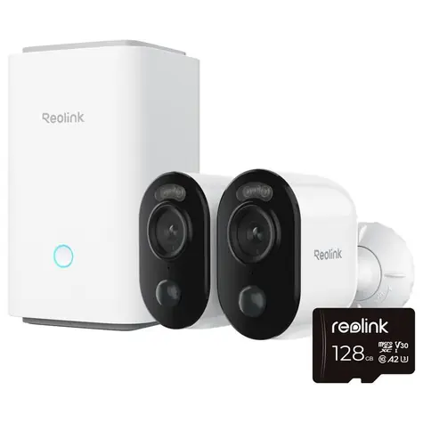 Reolink Home Hub + 2x Argus Series B310 + 128GB microSD karta / 2304 x 1296 / IP65