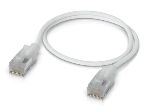 Ubiquiti UniFi Premium Patch Cable 10 GbE 30cm biela
