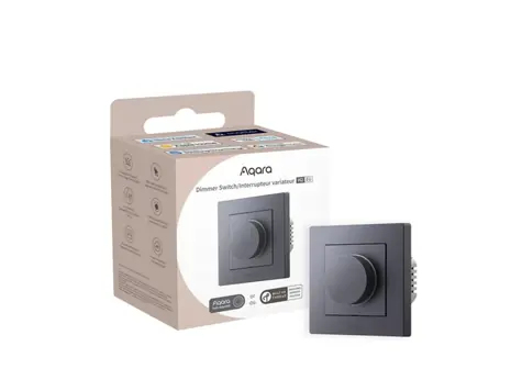 Aqara Dimmer Switch H2 EU (KD-R01D-G) otočný stmievač šedá / Zigbee 