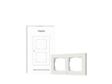 Aqara Switch Frame H2 EU (2-gang) (FE-X01D) dvojitý rámček pre vypínače Aqara H2 biela