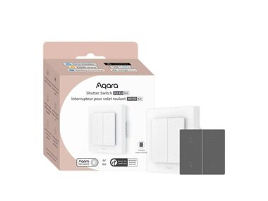 Aqara Shutter Switch H2 EU Kit (DS-K02D) žalúziový vypínač biela / Zigbee a Thread 