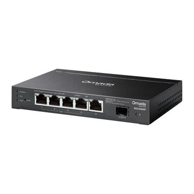 TP-LINK Omada SG2206MP / Switch / 5x GbE RJ-45 / 1x SFP / PoE 63W