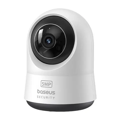 Baseus Security P1 Pre 3K biela / Vnútorná IP kamera / 2880 × 1620 / 360° / microSD / 2.4GHz