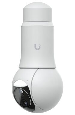 Ubiquiti UniFi G6 PTZ W biela / Vonkajšia PTZ kamera / Dual objektív / 3840×2160 / 30FPS / IR LED / LAN / PoE+ / IP66