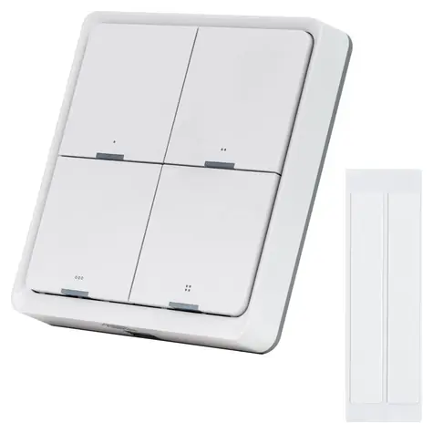 Retlux RSH 305 Chytrý bezdrôtový nástenný vypínač 4 tlačidlá biela / ZigBee 3.0