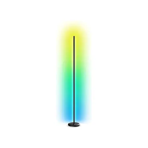 Nanoleaf Matter SMART Multicolor Floor Lamp čierna / Múdra stojaca lampa / Bluetooth / Wi-Fi