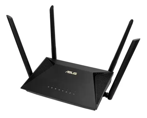 Rozbalené - Asus AiMesh RT-AX52 čierna / Router AX1800 / 2.4GHz - 574Mbps / 5GHz - 1200Mbps / WAN + 3x LAN / rozbalené