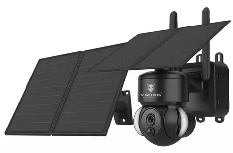 Viking HDs02 4G vonkajšia solárna IP kamera čierna / 2MP / 1920x1080 / slot na microSD kartu / IP66