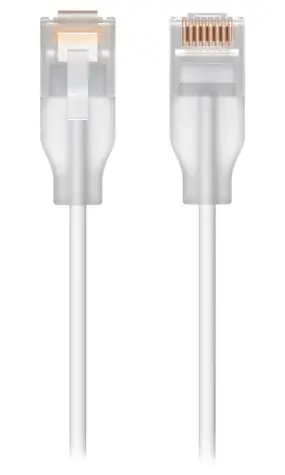Ubiquiti UniFi Etherlighting Patch kábel 15cm / RJ45 / Cat6 / 2.5GbE