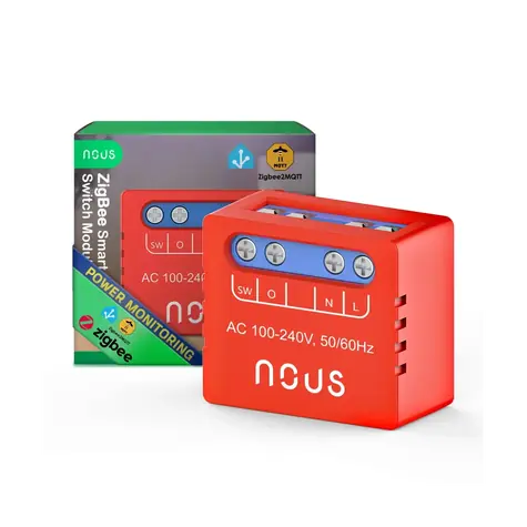 Nous B5Z ZigBee MINI SMART spínací modul / 1 kanál / meranie spotreby