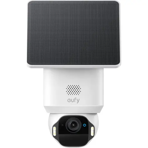 Anker Eufy E42 biela / Vonkajšia IP kamera so solárnym nabíjaním / 360° / nočné videnie / microSD / Wi-Fi / 4k