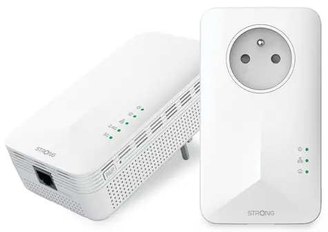 Strong Powerline 1000 WF DUO FR V2 / Sada 2ks Powerline adaptérov / 1000Mbps / 1x GLAN / Wi-Fi 1200Mbps@2.4/5GHz
