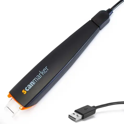 Ectaco Scanmarker vreckový skener čierna / USB 