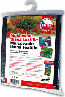 Agro Mulčovacia tkaná textília 1.6 x 10 m čierna