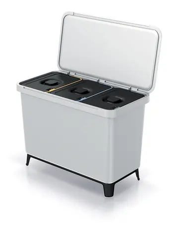 Prosperplast SYSTEMA 3x10l popolavá / Odpadkový kôš 