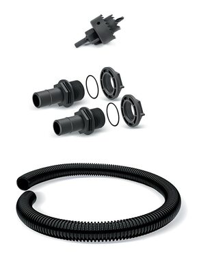 Prosperplast ICANSET 8 (4 diely) prepojenie 2 sudov / Prepojovacia hadica k sudu na dažďovú vodu 