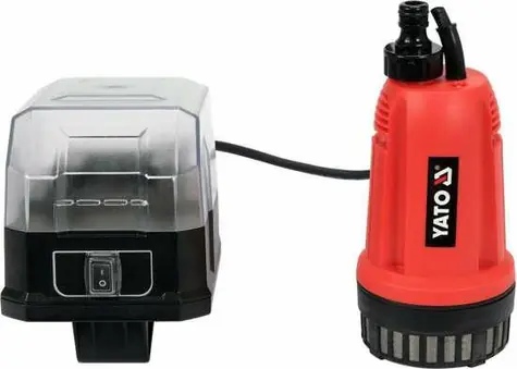 YATO YT-85283 / Aku ponorné čerpadlo / 145W / 2000l/h / zdvih 21 m / 18V / bez aku