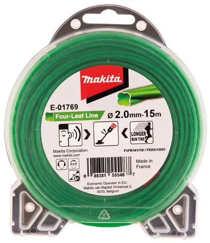 Makita E-01769 struna nylonová 2.0mm 15m zelená