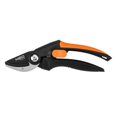 Neo Tools 15-211 / Kovadlinové záhradné nožnice / priemer rezu 20mm / dĺžka 210mm / čepeľ 45mm / ergo rukoväť