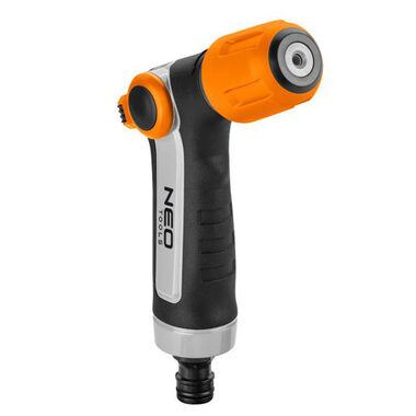 Neo Tools 15-707 oranžovo-čierna / pištoľový rozprašovač s reguláciou prúdu / 2 funkcie / ZAP/VYP palcom