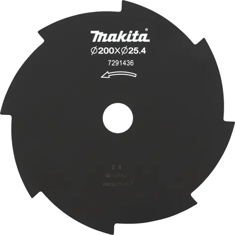 Makita 191Y44-2 Vyžínací nôž 200x25.4 mm / 8 zubov / pre model DUR19