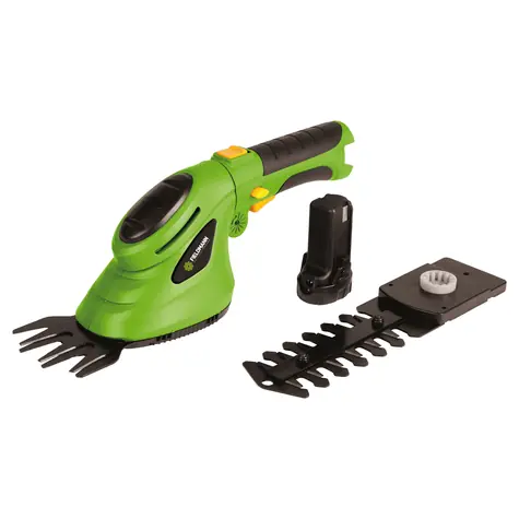 Fieldmann FZN 4101-A / AKU nožnice na kríky / 3.6V / Li- ION / 1300 mAh / na kríky 110 mm / na trávu 80 mm