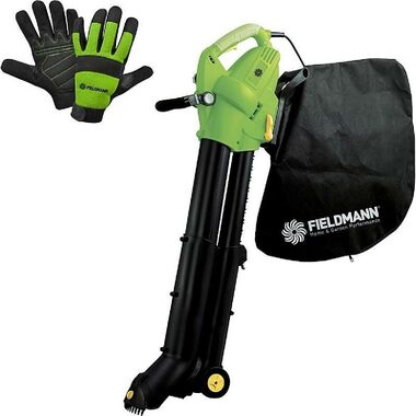 Fieldmann SADA FZF 4050 + FZO 6011 / Záhradný vysávač 3v1 + rukavice / 3000W / 16 m3/min / 300 km/h / 45 l