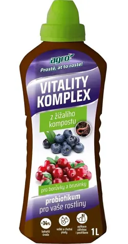 Agro Vitality komplex čučoriedka a brusnica probiotikum pre vaše rastliny 1 l / Hnojivo