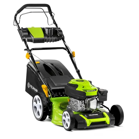 Fieldmann FZR 4611-144B / Benzínová kosačka s pojazdom / OHV RATO 144cc 2.5 kW / záber 46 cm / kôš 65 l / do 1000 m2