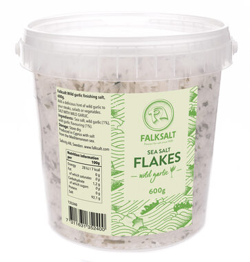 Falksalt Morská vločková soľ cesnaková 600g