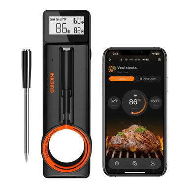 Inkbird BBQ bezdrôtový Bluetooth/100m teplomer (2025)