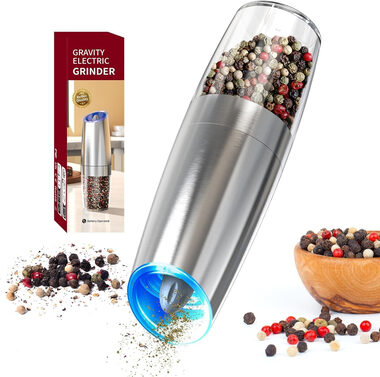 UG Grill Elektrický mlynček na korenie a soľ NerezGravity2