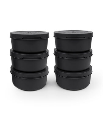 ZiiPa 6 misiek na pizza cesto Spetina (čierna)