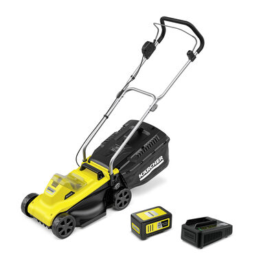 Kärcher LMO 2-18 Battery Set / Aku Kosačka na trávu / 18V / záber 32 cm / kôš 30 l / 5.0 Ah