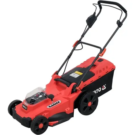 YATO YT-85225 / Aku kosačka na trávu / 43 cm / 50L / 2x18V / bez aku