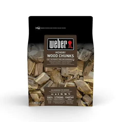 Weber 17619 / Údiace klátiky Hickory biely orech 1.5 kg