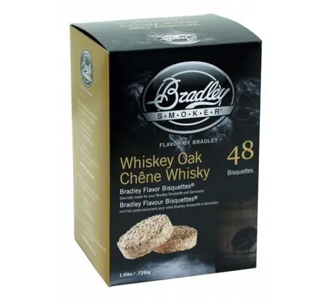Bradley Smoker Whiskey Dub 48 ks - Brikety údiace