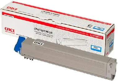 OKI originálny toner pre C9600 & 9800 MFP modrá / 15.000 strán