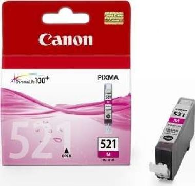 Canon CLI-521M originálny cartridge / 9 ml / fialová