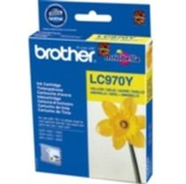 Brother LC-970Y originálny cartridge / DCP-135C, DCP-150C / 300 strán / Žltá