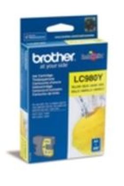 Brother LC-980Y originálny cartridge / DCP-145C, DCP-165C / 260 strán / Žltá