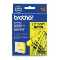 Brother LC-1000Y originálny cartridge / DCP-130C, DCP-330C / 400 strán / Žltá